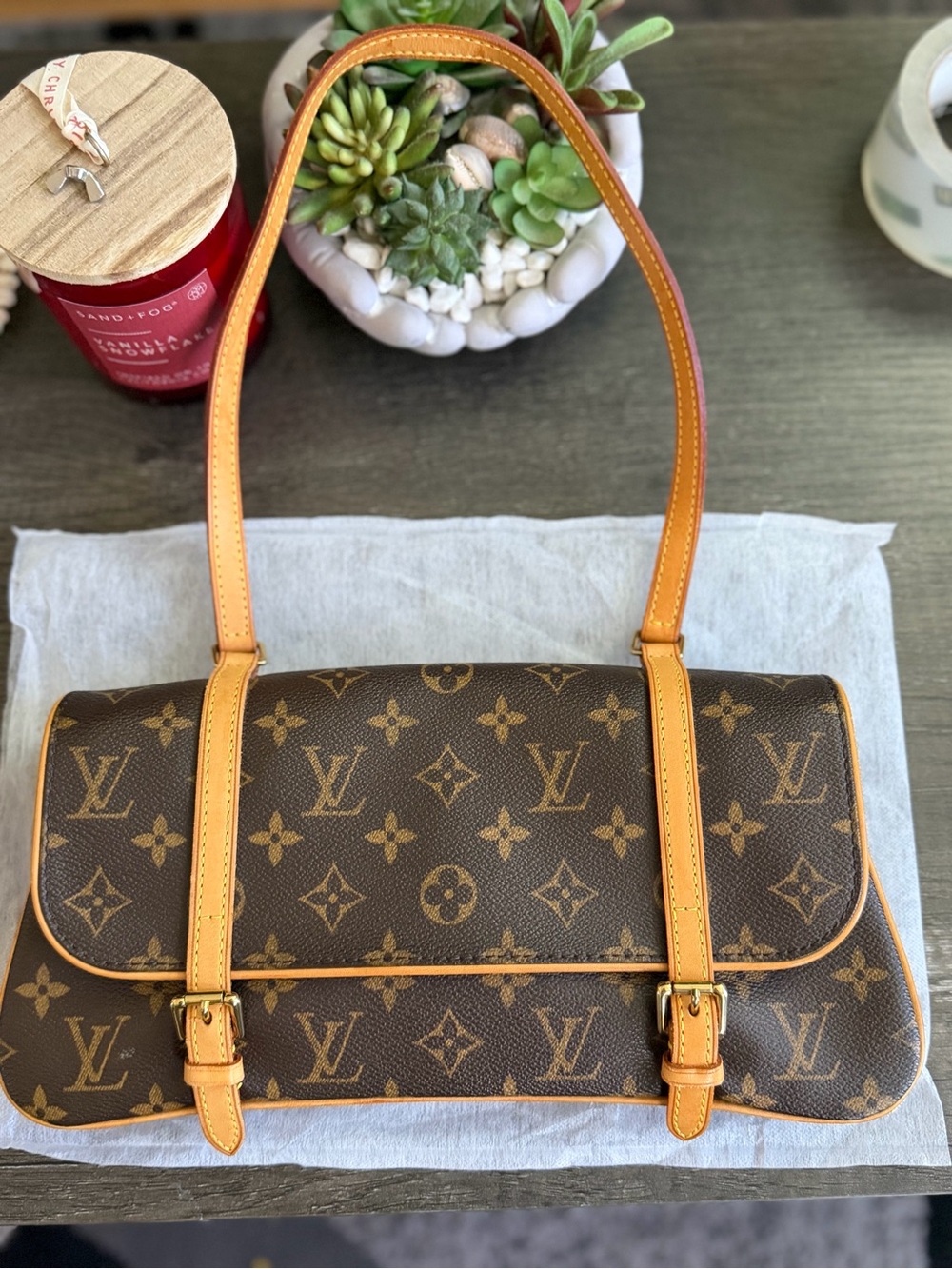 Louis Vuitton Monogram Pochette Marelle MM